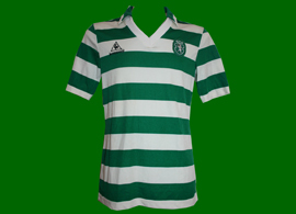 Sporting 1985 1986 1987 Jordo camisola listada nmero 11 